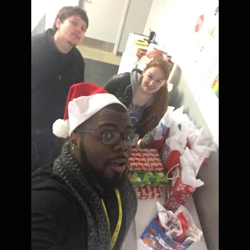 gingerbobbi's tweet photo. The JSS family is delivering presents to our adopt-a-family today! https://t.co/UCRVXFmi54