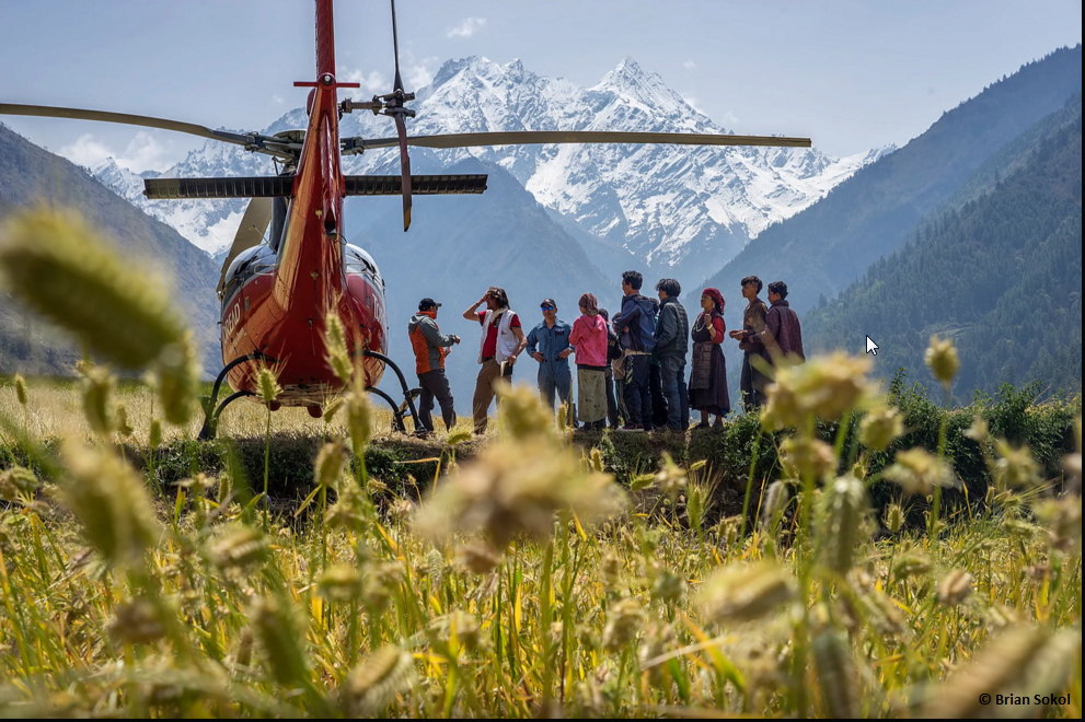 MSF's tweet photo. #MSF2015 #April: After the earthquake we provided consultations & psychological support mostly via helicopter #Nepal https://t.co/2YSm0onQ18
