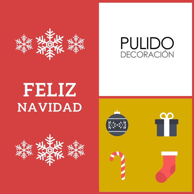 Desde #pulidodecoracion os deseamos unas felices fiestas. FELIZ NAVIDAD! #feliznavidad #nochebuena #madrid