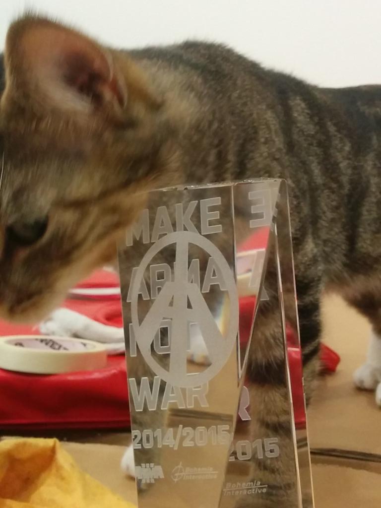 So, my MANW prizes. Yes, flat too:) Thanks to @Arma3official and everyone ;)