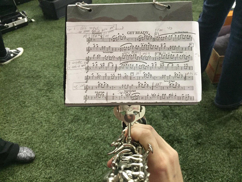 portagebands's tweet photo. Time for rehearsal with the hundred! #clarinetmaster https://t.co/joybOomHv3