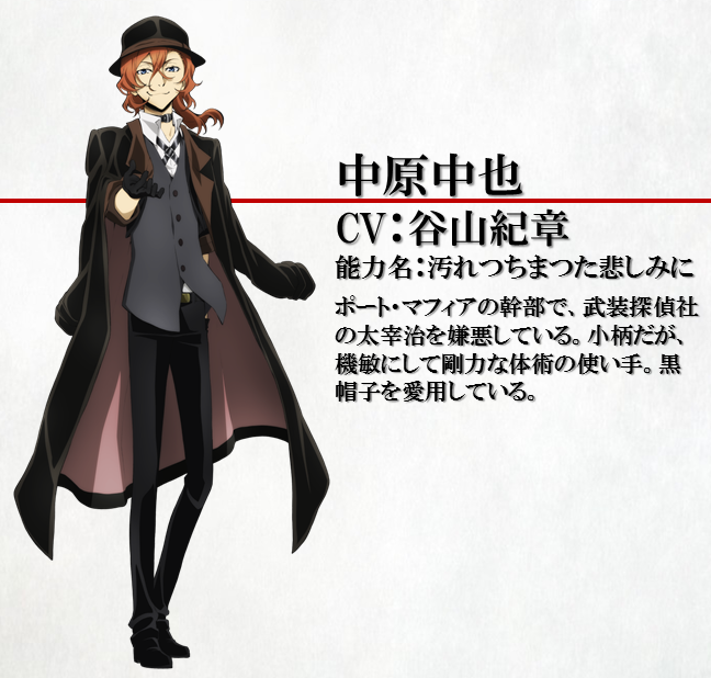 文豪ストレイドッグス 中原中也についてまとめてみた 驚きの過去や太宰との関係 特典小説ネタバレ Moemee モエミー アニメ 漫画 ゲーム コスプレなどの情報が盛りだくさん