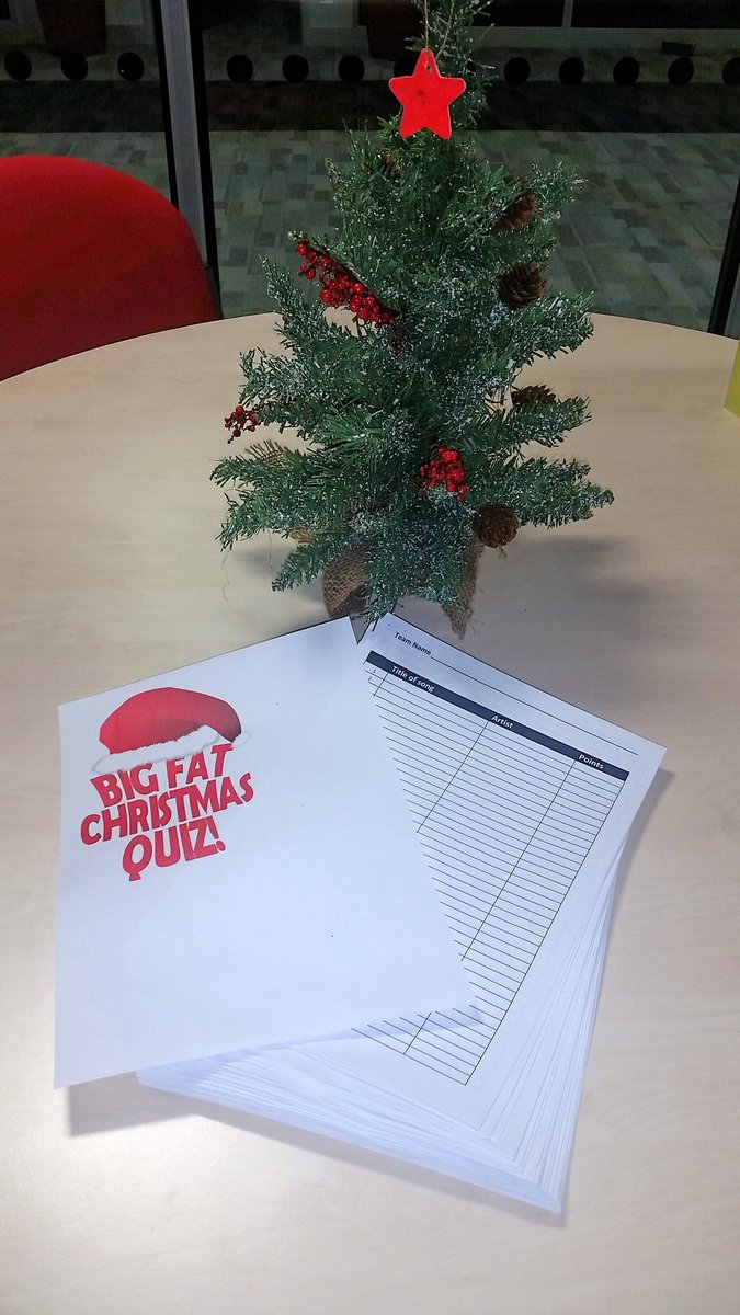 DebbieG_EA's tweet photo. Annual @PhilJones40 #PJDJ xmas eve quiz is off to a good start @Brother_UK ❓🎤🎄🎅 https://t.co/d2qqNaNpX0