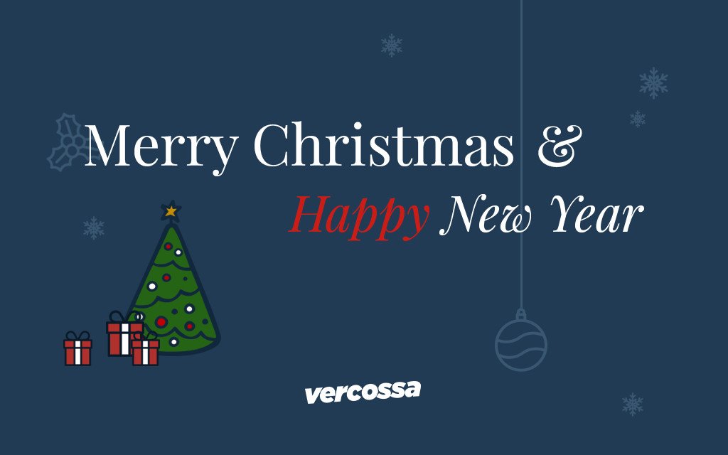 vercossa's tweet photo. Merry Christmas &amp; Happy New Year from all the team at Vercossa https://t.co/lG76rtlTS9