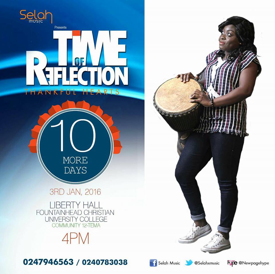 SamuelGlover16's tweet photo. It's 10days to #TimeOfReflection2016..The 4th Edition for a MIND-BLOWING WORSHIP experience.@kaycharis @SelahxMusic https://t.co/EA4AnSdCNn