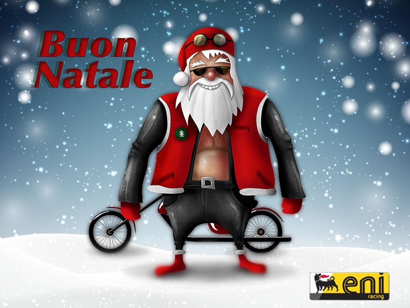 Noi #BabboNatale ce lo immaginiamo così… Tanti auguri a tutti! #BuonNatale
