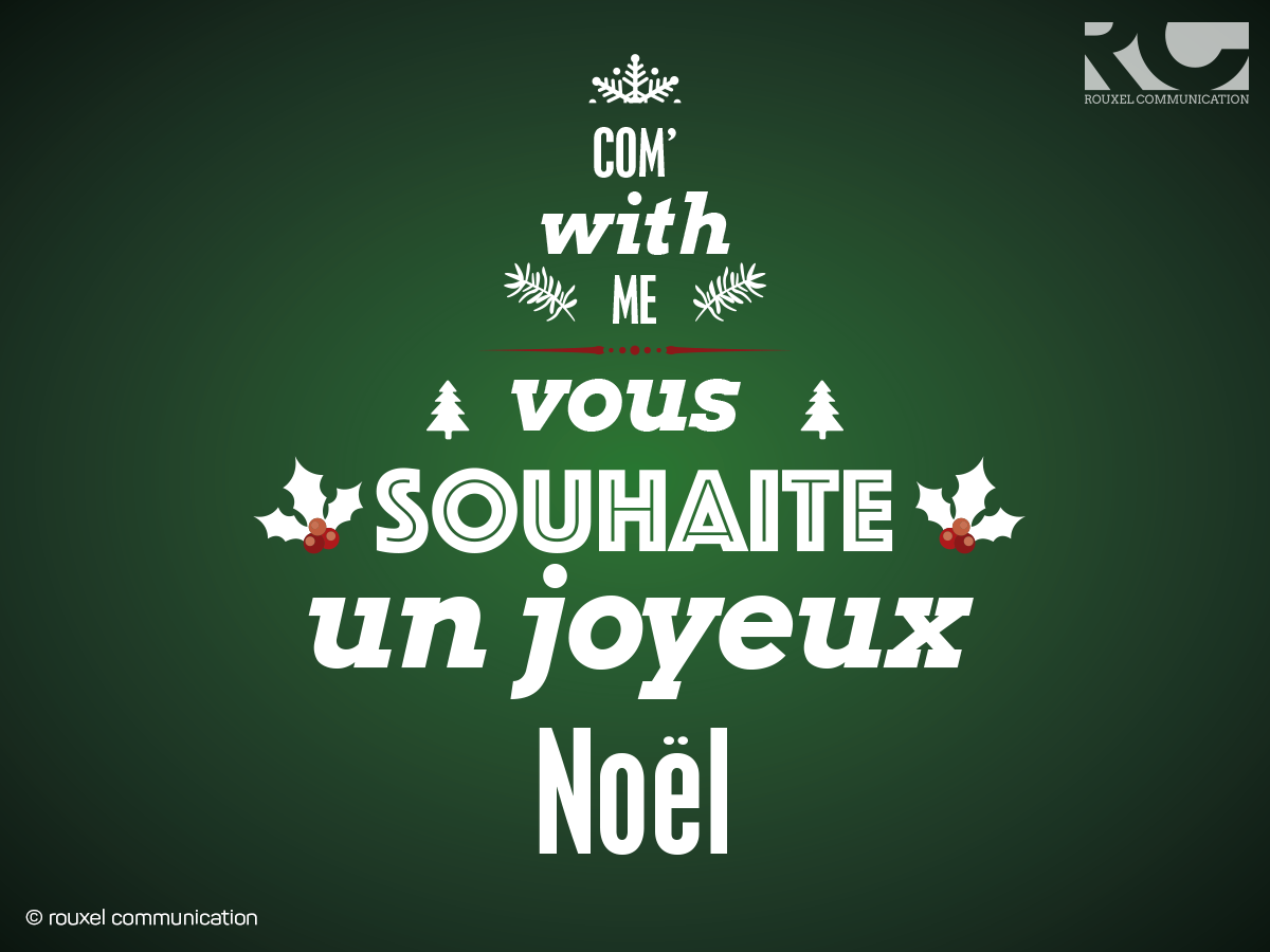 rouxelcomwithme's tweet photo. #RouxelCommunication vous souhaite un Joyeux #Noël 2015
#graphiste #ComWithMe https://t.co/YMHejQTTZr