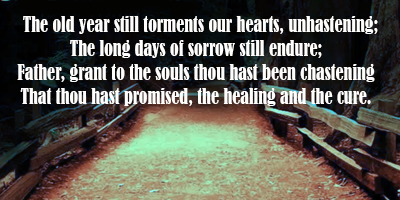 This poem is widely known in the Christian world because of its having been adapted into a hymn...