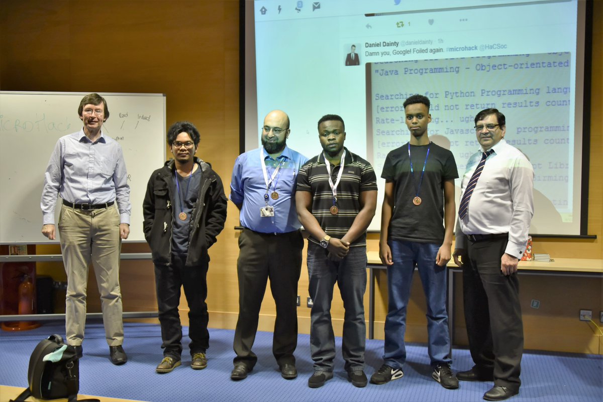 HaCSBCU's tweet photo. Some photos from our @Azure themed #MicroHack on the 16th December. It was a great day of programming, pizza and fun https://t.co/2yAmrsps7v