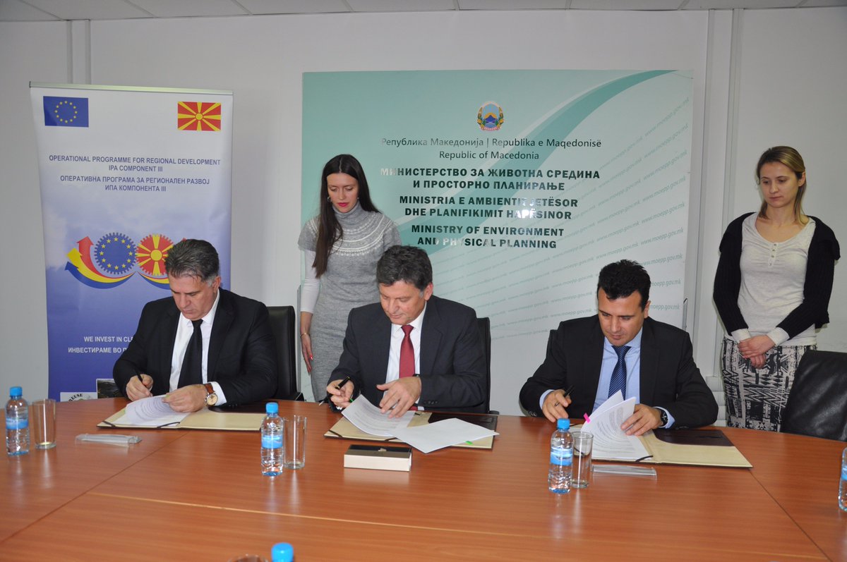 Градоначалникот Заев го потпиша договорот за пречистителна станица за отпадни води Струмица
strumica.gov.mk