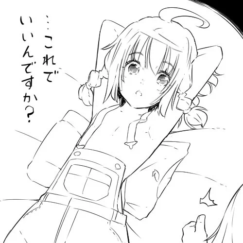 魔法少女ミサがcomicoPLUSで再開されるまで1週間に1回は描こう的な落書き4回目。直後リンネ乱入。 