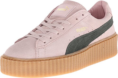 puma creepers pink green