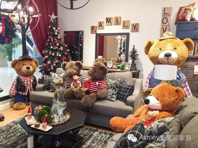 AFHSChina's tweet image. Merry Beary Christmas!🐻 DIY your own Teddy Bear to deliver your best New Year wishes in Ashley Homestore！