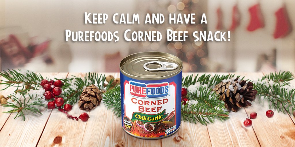 PFCornedBeef's tweet photo. Keep the stress away by snacking on Purefoods Corned Beef. Siguradong mapapa-smile ka with its iba ang sarap taste. https://t.co/mbkNC4pv4x