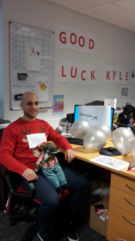 Goodbye to Kyle from your friends @FCYMCA.We will miss you &amp; good luck in your new role @GymFitChallenge x