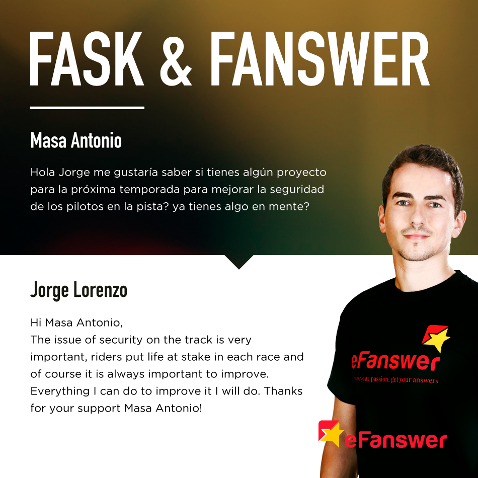 eFanswer's tweet photo. #FASKANDFANSWER @lorenzo99 vs #MotoGP16! Try to get your #Fanswer! Sign up on #eFanswer https://t.co/g3ZaKwarny https://t.co/9eqbscpnGT