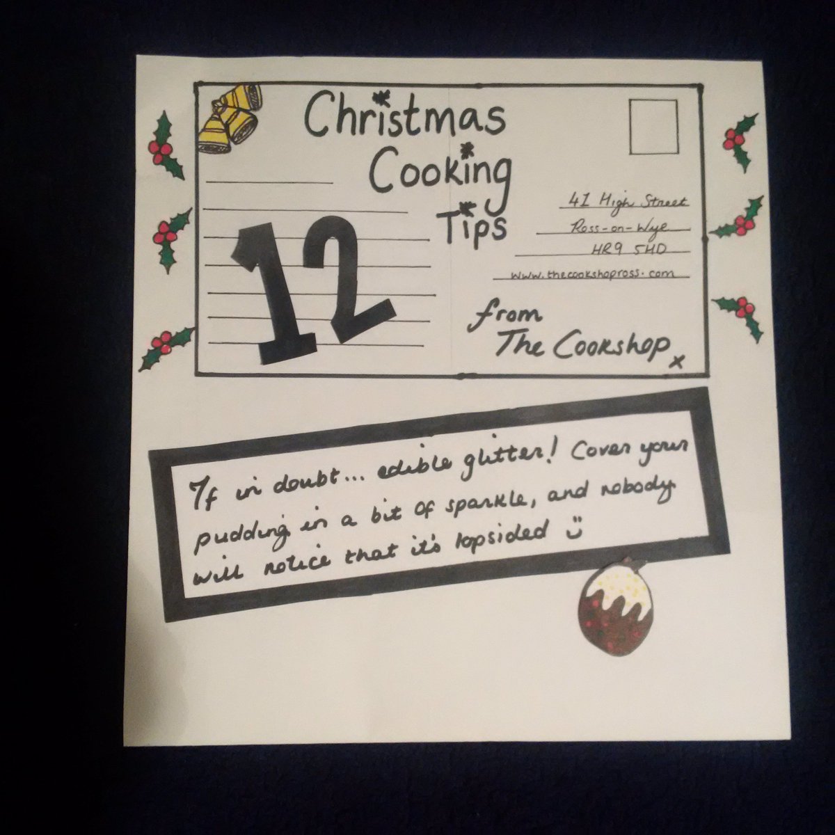 Cookshop_Ross's tweet photo. Happy #ChristmasEve :) Our last #ChristmasCookingTip is a 'just in case' situation... https://t.co/kwfUHQCD6f