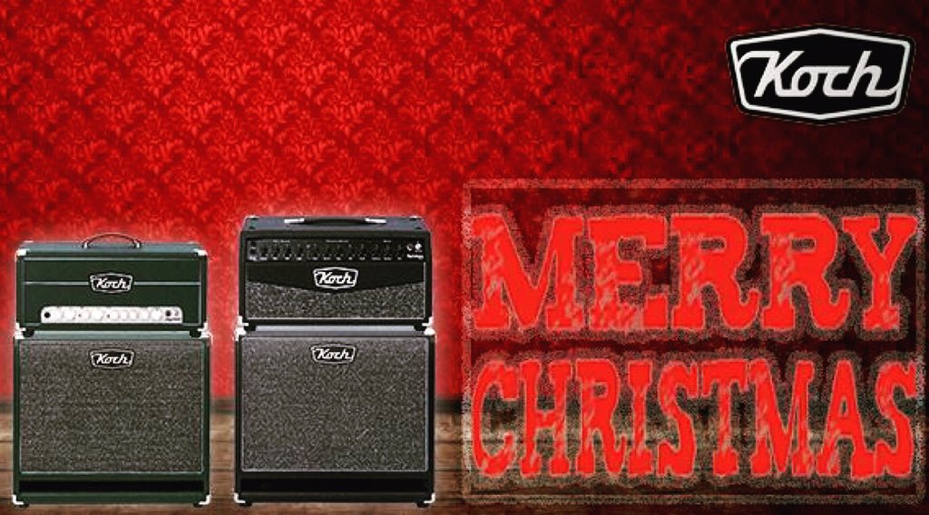 KochAmplifiers's tweet photo. On behalf of the entire Koch team we would like toewies you a #MerryChristmas #guitar #tubeamps https://t.co/jFNgAsD8ZF