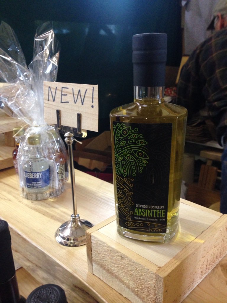 DeepRootsPEI's tweet image. Today is the last chance before the holidays to grab a bottle of our Absinthe! #buylocal #deeprootsdistillery