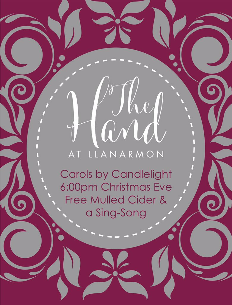 @DestinationWxm <a href="/Rarebits/">Rarebits Collection</a> <a href="/cceiriog1/">Chirk and Ceiriog</a> Just a reminder of our carols and candlelight sing-song tonight at 6pm!