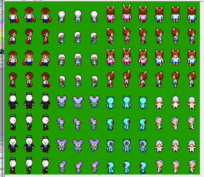 キャラチップのtwitterイラスト検索結果 古い順