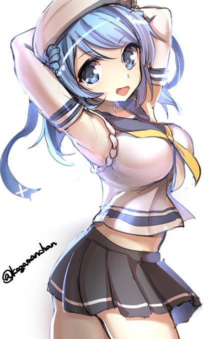 浦風
#艦これ版深夜の真剣お絵描き60分一本勝負 
#艦これ版真剣お絵描き60分一本勝負_20151224 