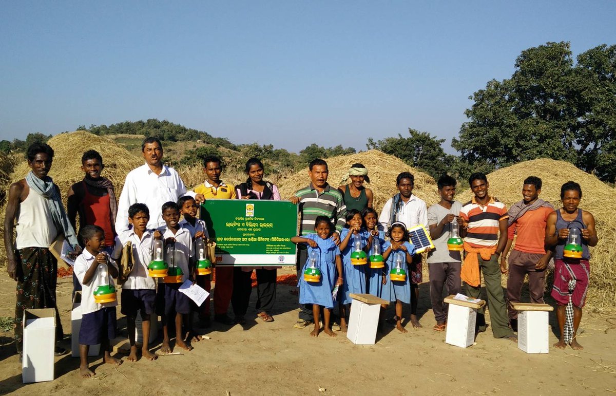 children in Kalahandi, Koraput, Nabrangpur areas of Odisha, get clean light thanks to Power Grid's CSR initiative.
