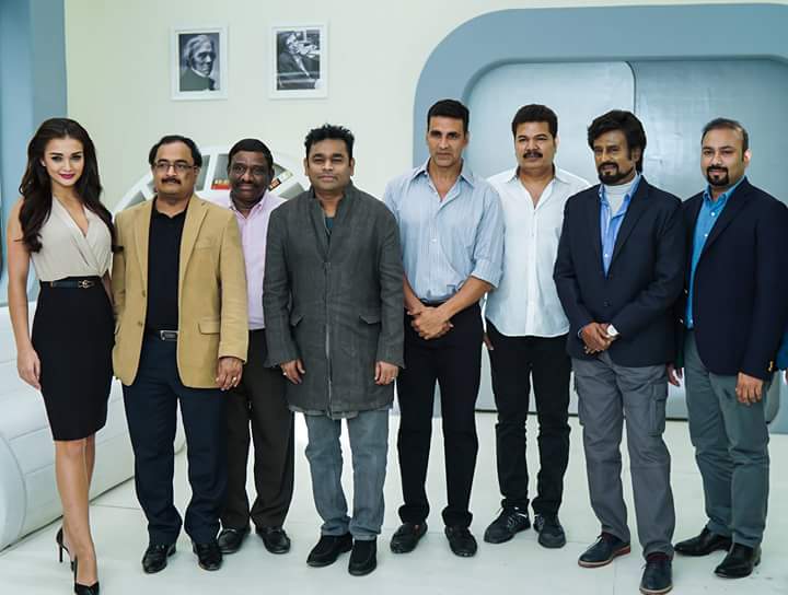 ActorNaniFans's tweet photo. @superstarrajini @ssrajamouli @BaahubaliMovie @NameisNani 
All the Best to Robo 2 &amp;Baahubali 2 Team.Shooting Starts https://t.co/9zUY4AzjuH