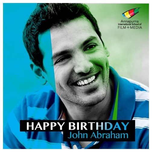 Wishing Bollywood actor, John Abraham a very Happy Birthday! grin emoticon  