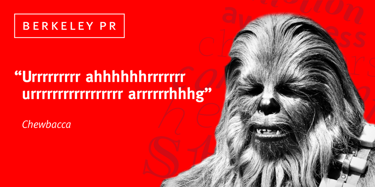 Berkeleycomms's tweet photo. Couldn't have said it better ourselves #FestiveWisdom #StarWars https://t.co/Y3P3HNeeQg
