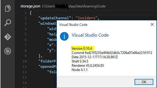 CubeCode's tweet image. Since last Friday the first insider build is available for @code. Not insider? -&amp;gt; bit.ly/1RTDRPw