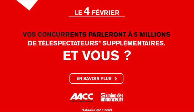 AACClive's tweet photo. Le 4 février sous-titrez gratuitement vos spots TV !
w/ @UDA_annonceurs #ARPP @AdstreamFrance @GroupIMD @Pubtv https://t.co/JdLHEUQRaq