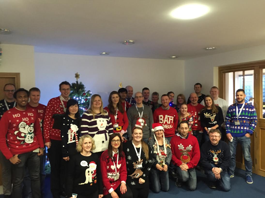 ammeon's tweet image. Some pics of our lovely #ammeon staff getting into the Festive spirit and of very deserving best dressed winner