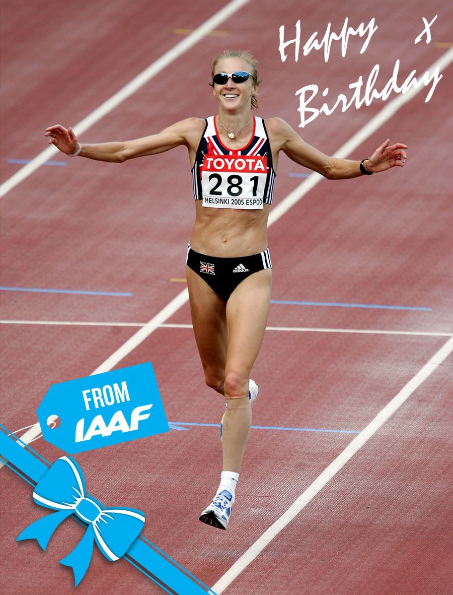  Happy birthday to world marathon record holder Paula Radcliffe 
