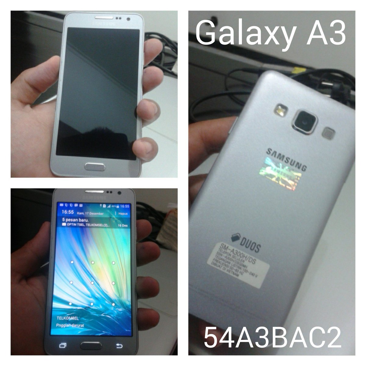 theyan_zoid's tweet photo. Permisi, numpang jual Galaxy A3. Warna silver tanpa gores. Info 54A3BAC2
@infomalang @infoMLG 
#malangkota https://t.co/XXveLGXPFZ