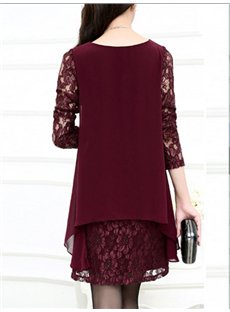 Retailings's tweet photo. Plus Size Round Neck #Patchwork Long Sleeve Women's #Lace #Dress
#Buy now at $63.25 Only - https://t.co/rBAiZCTNN8 https://t.co/lJdDfUdhgX