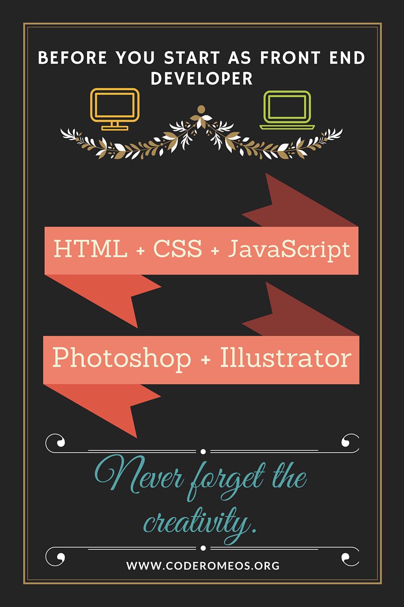 CodeRomeos's tweet image. #CodeRomeos Basic requirement if you love to start -