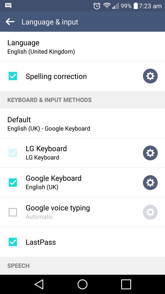 RedPacketSec's tweet image. @LGUK why won&apos;t you let people untick the LG keyboard? #lg #LGG4 really annoying . #removebloatware