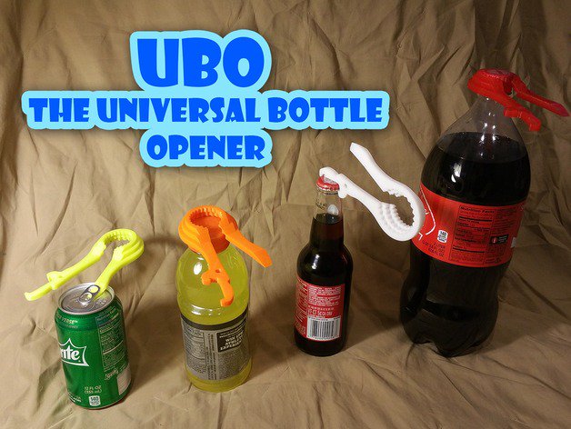 Anybody having hard time opening Bottle's or Can's.
Life made easy!
Buy your self a UBO.
Contact to print 1 for you!
