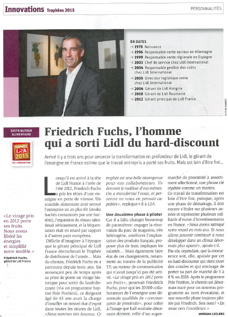 Friedrich Fuchs, l'homme qui a sorti Lidl du hard-discount