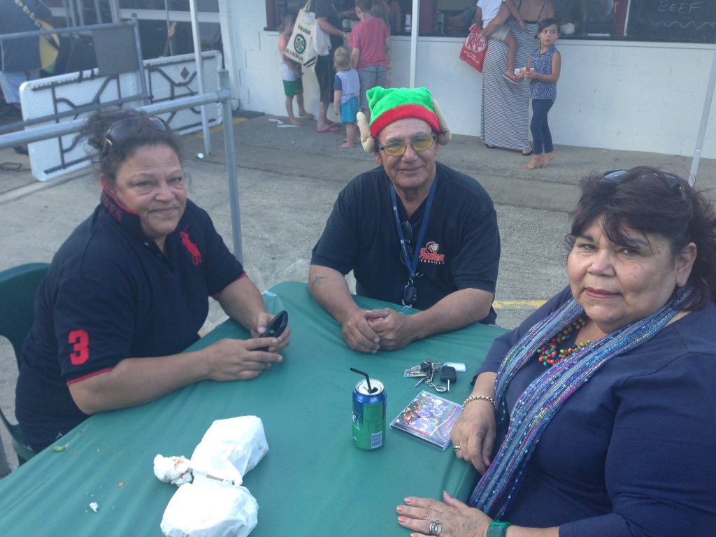 KambuHealth's tweet photo. #kambuhealth CEO Stella Johnson catching up with community members at #kambuhealth Xmas party https://t.co/h9tJN7nkY1
