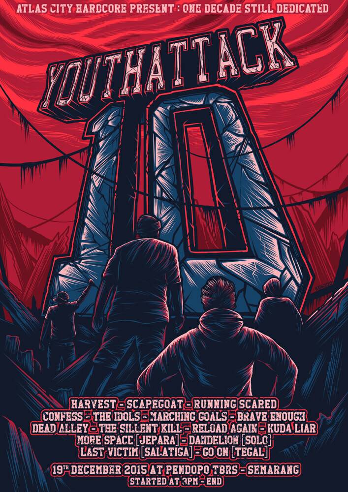 Sabtu 19 Desember 2015 di Pendopo TBRS Semarang mulai jam 3 sore sampai selesai, GRATIS (beli stiker/poster)