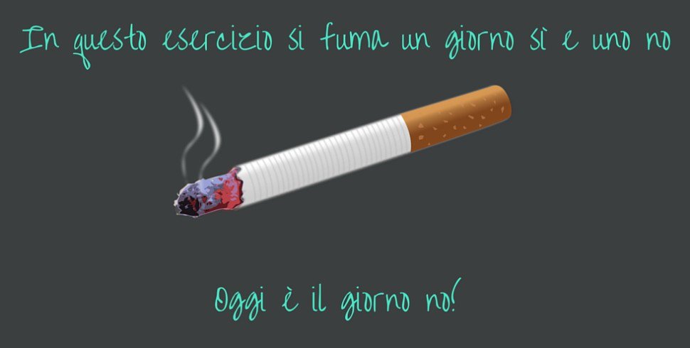 Concreta_Srl's tweet photo. #cartellipazzi 
In questo esercizio si fuma un giorno sì e uno no; oggi è il giorno no! ;)
https://t.co/1mn21C5jbB https://t.co/qkd0o9uJCK
