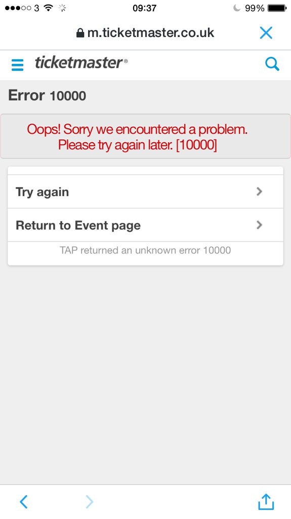 djtrolley's tweet photo. @TicketmasterUK what's wrong with your website?
@ https://t.co/TZYrB8yPWF