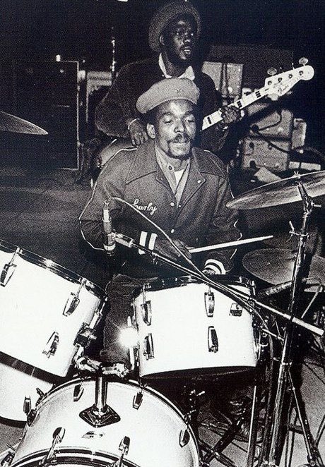 Happy Birthday to the influential reggae drummer Carlton Barrett, ex band member of The Wailers. 