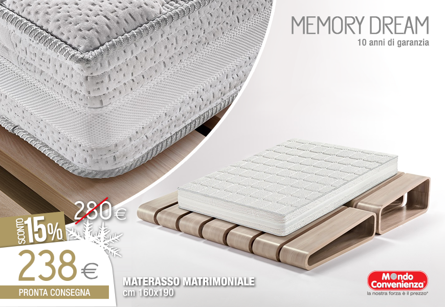 Mondo Convenienza On Twitter Il Nostro Materasso Memory Dream E Garantito 10 Anni Per Una Lunghissima Pausa Rilassante Https T Co Q8kefn9uss Https T Co Redyurkess