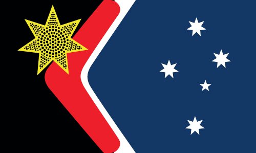 Reconciliation #Flag For #Australia proposals by Oz vexillographer @johnblaxland1s | Click ow.ly/W0YuJ