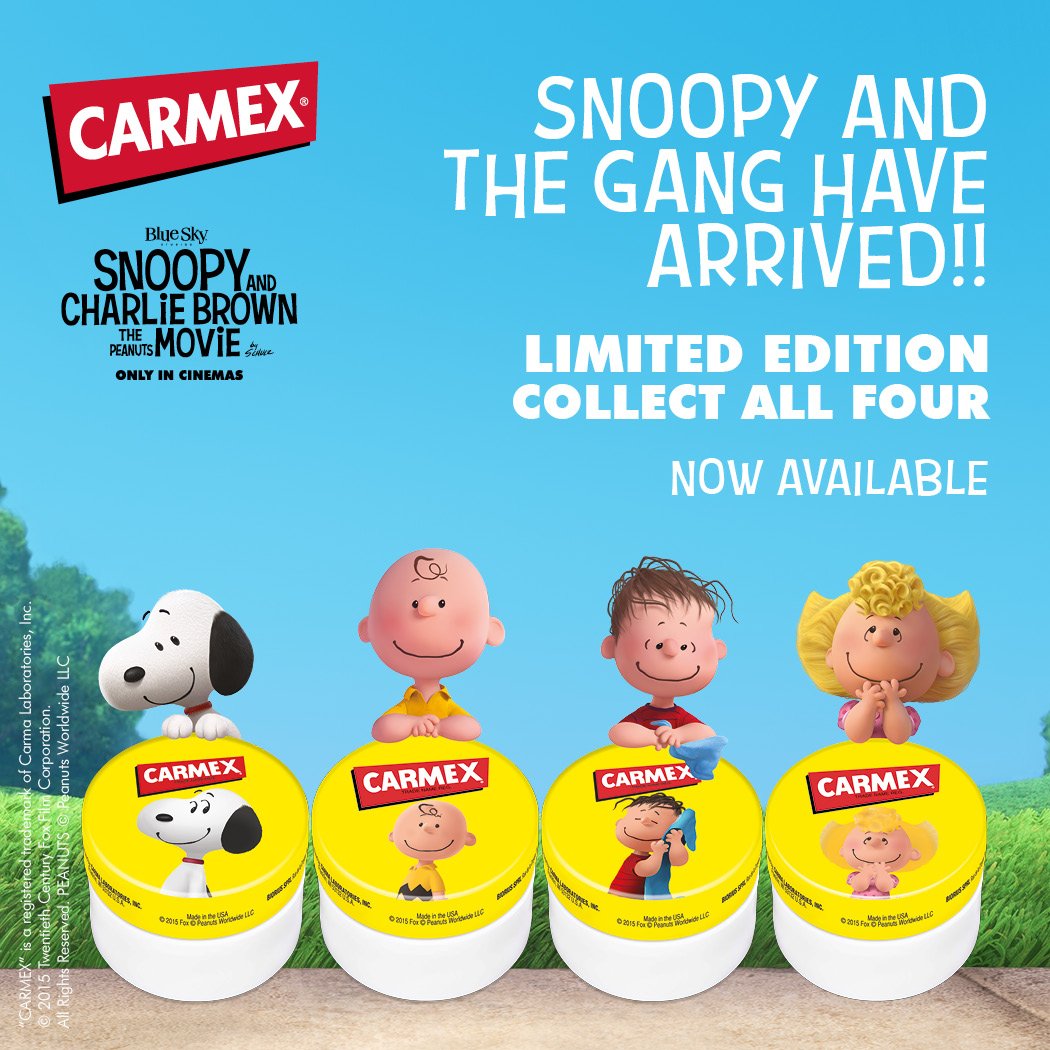 ILoveCarmex's tweet photo. Have you collected our Carmex Peanuts pots? Share a photo of your pot with us for your chance to #win #FindLinus cx https://t.co/8ybmo6JlXR