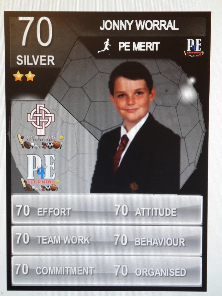 STM_PE's tweet photo. Well done to our @STM_PE SILVER Stars in PE #PELads #rolemodels #Legends https://t.co/r3sj3Hoqxi