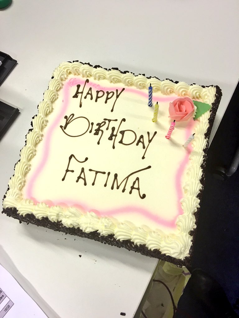O2_BatleyFCC's tweet photo. Happy Birthday to our Fatima! Hope you've had a lovely day 😃🎉🎁🎂 https://t.co/gR0nrb1pVM